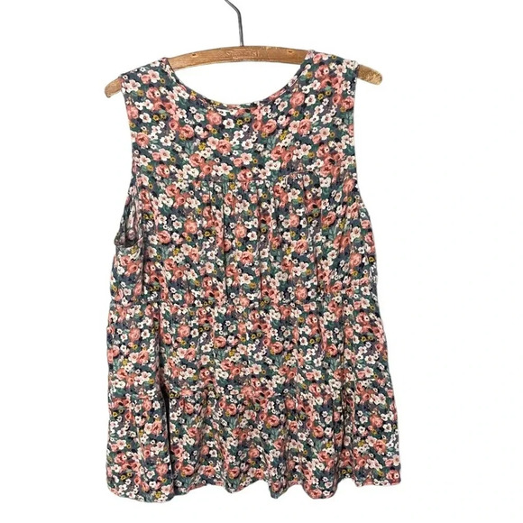 Torrid Women’s Plus Size Rayon Slub Button Front Tiered Tank Size 1 / 1X - Picture 7 of 8